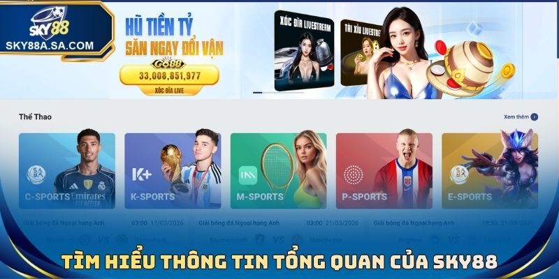 SKY88 2 Tìm hiểu thông tin tổng quan của Sky88